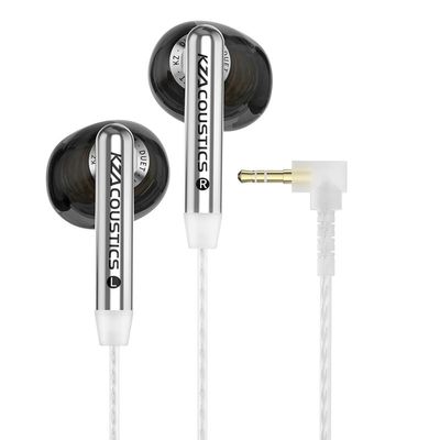 KZ Duet in Ear Monitor 10mm + 8mm Dual Driver HiFi IEM Wired Earbuds