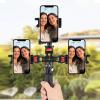 Adjustable Triple Mount Stand Aluminum 1/4inch for Action Camera Phone LED Tripod Live Stream Selfie Stick Holder Aluminum Camera Adapter Stand view 4