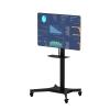 LWJQRSP Motorized TV Mount - TV Stand with Wheels for 32-65 inch Plasma/LCD/LED TVs Automatic Lifting TV Lift Electric with Laptop Shelf TV Stand with Wheels up to 50,32-65in tv view 1