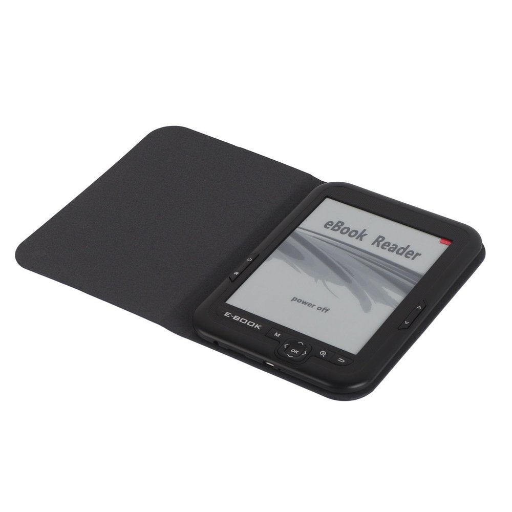 FAUOSWUK EBook Reader, 6 Inch EInk Screen with 600 x 800 Resolution 300DPI, 16GB 8GB 4GB Storage, Lightweight 189g, Supports 29 Languages, for Reading (8G)
