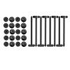 300pcs Universal Nylon Cable Tie Buckle Auto Fastener Screw Replacement Clip Car Fender Trunk Engine Guard Panel Wire Management Secure view 1
