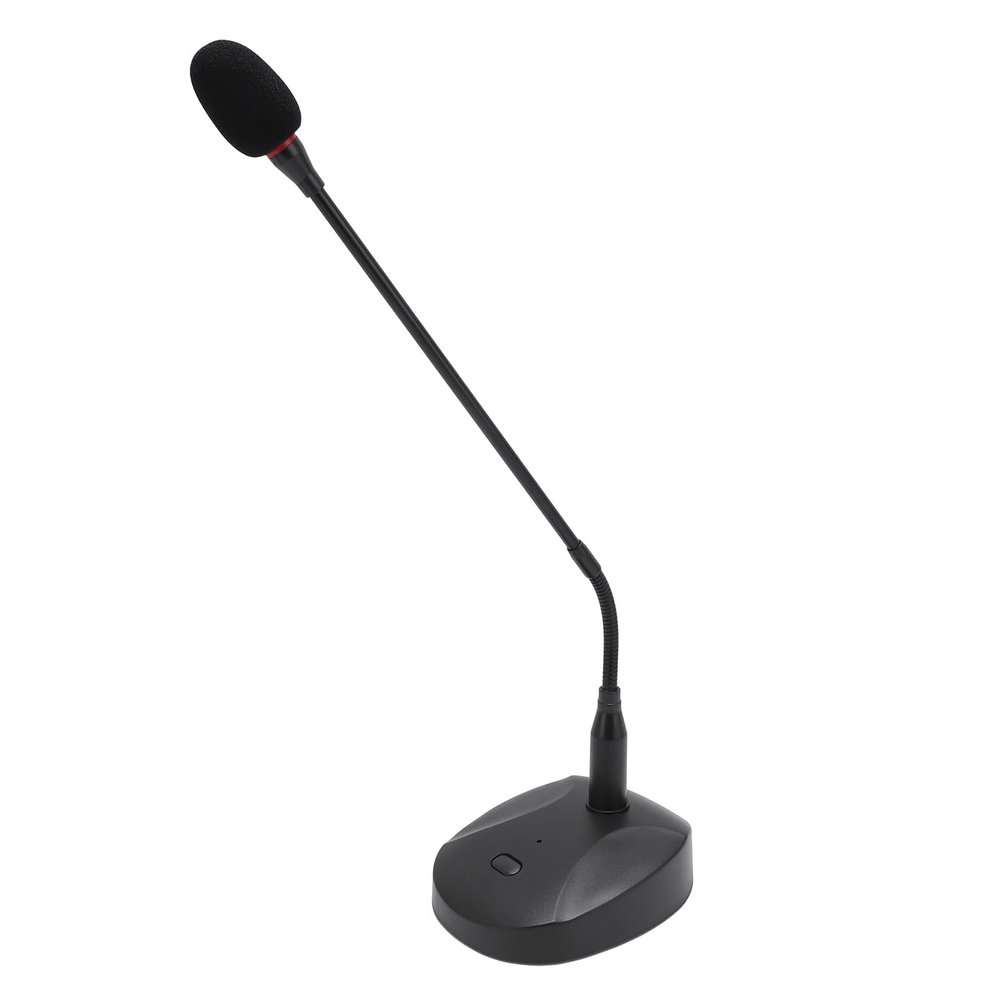 AMAKO Gooseneck Microphone:XLR Connector Cardioid Desktop Microphone with Sturdy Base,for Speech Lecture and Video Conference,Clear Sound Quality