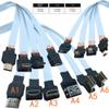 QQEURZSF FPV Mi*/cro mi ni HD-kompatibel 90 Grad Adapter 10cm-50cm FPC Band Flache Kabel Pitch 20pin Multicopter Luftaufnahmen(40CM,D2-D3) view 2