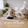 Devo Indoor Smart cameras for home security 2K, 355 Pan-Tilt Human Pet Dog Baby Monitor Camera with Phone App, WiFi Home Camera Motion Detection, 256GB SD Card & Cloud, 2-Way Audio, Color Night Vision view 2