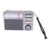 Bewinner Bluetooth Solar Radio, Portable AM FM SW Radio with Solar Panel USB Charging, Retro Wireless Speaker for Camping, Outdoor, Emergency Preparedness (Grey) view 1