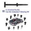 100 Pcs Zip Ties, Nylon Universal Cable Tie Buckle, Cable Ties, Zip Clips for car/bike/motorcycle quick fixing view 2
