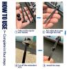 100 Pcs Zip Ties, Nylon Universal Cable Tie Buckle, Cable Ties, Zip Clips for car/bike/motorcycle quick fixing view 4