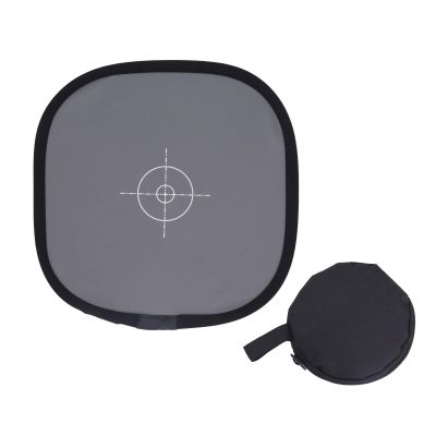 Camera Focus Board, 12x12 Inch (30x30cm) Grey Card White Balance Card for Photography 8% Exposure Gray Reflectance Reflector Foldable Focus Board Double Sided with Carry Pouch