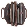 17inch Laptop Briefcase Portfolio rk Shoulder Messenger Bag Carrying Handbag Leather Crossbody Bag(Dark Brown) view 4