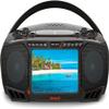 Aiwa Portable DVD Player, Crystal Clear Sound with Dual 3W Speakers and Bass Function, Featuring a 7" LCD Display, Bluetooth Connectivity, FM Radio, CD/DVD Playback view 1