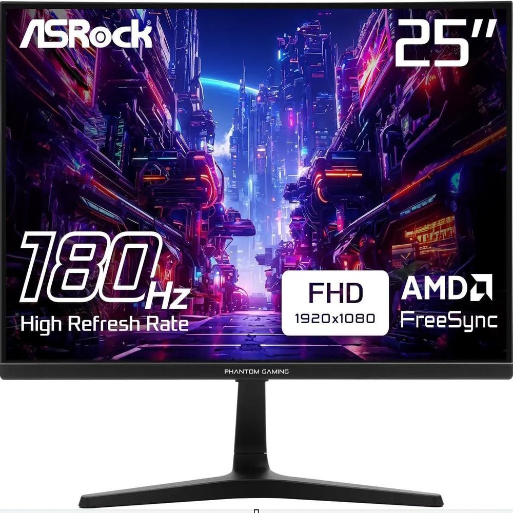 25" ASROCK PG25FFT (1920x1080) 180HZ