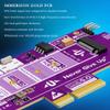 AoQhir P521 PCIe 5.0 X4 to M.2 NVMe SSD Adapter Card with Remote Boot 128Gbps High-Speed Expansion, Gold-Plated PCB, Aluminum Heatsink, Stable Signal Transmission view 4