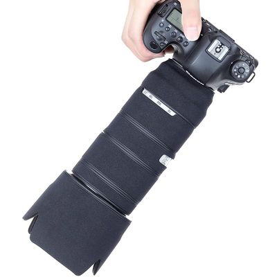 CHASING BIRDS Lens Camouflage Waterproof Coat for Canon EF 70-200mm F2.8 L is USM II III Rainproof Lens Protective Cover Version IV (Classic Black)