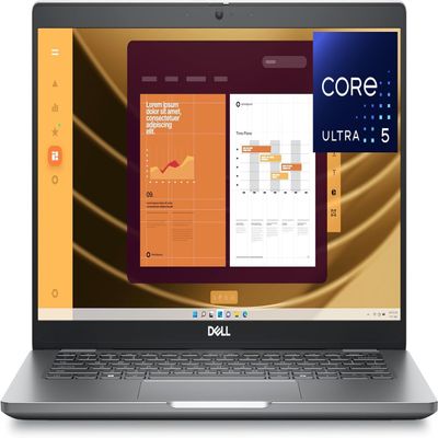 Dell Latitude 5350 Multi-Touch 2-in-1 Laptop 13.3" FHD, Intel Core Ultra 5-135U, 32GB RAM, 1TB NVMe SSD, Webcam, AX Wi-Fi, BT, Backlit Keyboard, Thunderbolt, HDMI, USB C, Windows 11 Pro, Notebook Grey