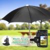 PATIKIL Camera Umbrella, 10.6 Inch Sunshade Camera Hot Shoe Umbrella Protector Waterproof Rain Cover Protector for Nikon, Yellow view 4