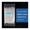 100pcs Self-Locked Nylon Cable Tie Square Self Adhesive Wire Zip Fixed Seat Holder Cable Tie Mount Base(Black,4x200mm(30x30)) view 3