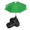 PATIKIL Camera Umbrella, 10.6 Inch Sunshade Camera Hot Shoe Umbrella Protector Waterproof Rain Cover Protector for Nikon, Green view 1