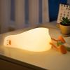 Ataraxiaqna Duck Night Light, Rechargeable Squishy Silicone Nursery Lamp, Kawaii Touch Dimmable Bedside Light, Baby Safe BPA Free Nightlight for Kids Room Decor view 1