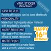 (3Pcs) Happy 16th Birthday Sticker  Cheers to 16 Years Stickers Waterproof Vinyl Decals for 16th Birthday Gifts, Water Bottles, Scrapbooks, Journals, 3 x 2.8 inch view 3