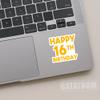 (3Pcs) Happy 16th Birthday Sticker  Cheers to 16 Years Stickers Waterproof Vinyl Decals for 16th Birthday Gifts, Water Bottles, Scrapbooks, Journals, 3 x 2.8 inch view 4