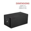 10" Large Single ported Solo-baric L7S L7R sub Box Speaker Box subwoofer Enclosure Stereo car Audio Home Audio view 4