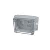 Bud Industries, PN-1323-CMB, Plastic Enclosure - Multipurpose - 4.528 L x 3.543 W x 2.165 H (115.01mm x 89.99mm x 55.00mm) - Clear Cover Included - Light Gray. (5 Item/s) view 1