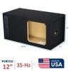 12" Large Single ported Solo-baric L7S L7R sub Box Speaker Box subwoofer Enclosure Stereo car Audio Home Audio view 2