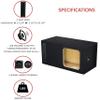 12" Large Single ported Solo-baric L7S L7R sub Box Speaker Box subwoofer Enclosure Stereo car Audio Home Audio view 3