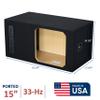 15" Large Single ported Solo-baric L7S L7R sub Box Speaker Box subwoofer Enclosure Stereo car Audio Home Audio view 2
