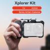 ASHATA Street Photography Handle for Ace Pro2 for Pro for Ace, Camera Grip Holder and Cage Quick Remove Mount Bundle Accessories Kit, 1/4 Inch Thread Holes view 2