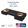 10" Dual Sealed sub Box, fits 2022-2024 Tundra Crew-max (Non-Hybrid) Speaker Box subwoofer Enclosure Stereo car Audio Home Audio view 2