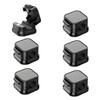 6 Pack Magnetic Cable Clips Magnetic Cord Organizer Adhesive Wire Holder for Home Office Car Desk Nightstand Wall view 1