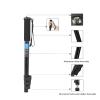 GOWENIC Camera Monopod, Telescopic Aluminum Alloy Portable Stand with Sponge Cover, for DSLR Camera Photography Phone Mirrorless Camera Flashlight Microphone view 3