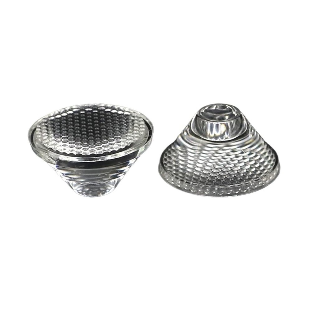 10Pieces/lot Dia20mm 5/10/15/30/45/60/90/120 Degree Optical PMMA LED Lens Reflector Collimator for 1W 3W 5W LED Diode Chip Light Lamp Bulb(Bead Surface,45 Degree)