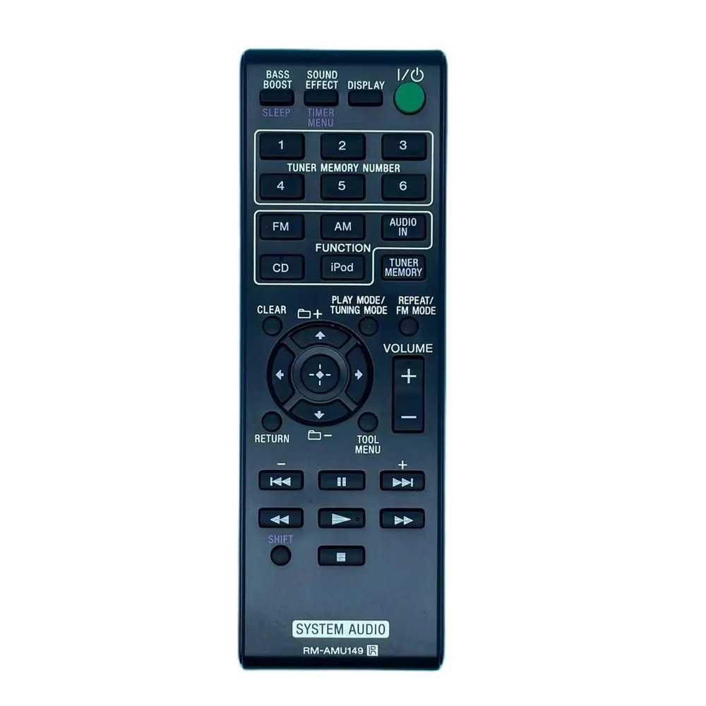 Remote Control RM-AMU149 for So-ny RM-AMU178 RM-AMU179 RM-AMU180 CMT-S20 CMT-S30IP CMT-BT60B