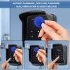 AccessShield Door Access Control System Kit, RFID Keyboard with Rain Cover, 180/350lbs Magnetic Lock, DC12V Power Supply, 10Pcs 125KHZ ID Keyfobs,Door Safety Switch Applies to Outdoor view 2