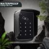 AccessShield Door Access Control System Kit, RFID Keyboard with Rain Cover, 180/350lbs Magnetic Lock, DC12V Power Supply, 10Pcs 125KHZ ID Keyfobs,Door Safety Switch Applies to Outdoor view 4