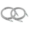 AOKAILI N372 Equalizer Cables Compatible with Rotary 2-Post Lifts SPOA10, A10i, A10iP, A10iB,Set of 2 BH-7529-86, 30'1/2" Wire with Threaded Studs view 1