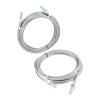 AOKAILI N372 Equalizer Cables Compatible with Rotary 2-Post Lifts SPOA10, A10i, A10iP, A10iB,Set of 2 BH-7529-86, 30'1/2" Wire with Threaded Studs view 3