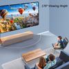180 Inch Portable Projector Screen, 16:9 HD Foldable Anti Crease Indoor Outdoor Movie Projection Screen for Home Theater, Camping Party view 4