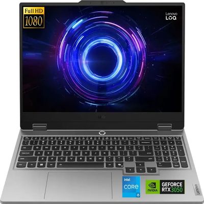 Lenovo LOQ 15" - NVIDIA GeForce RTX 5050 Graphics - 15.6" IPS LCD FHD 144hz Display - Intel Core i5-13450HX - 16GB DDR5-1TB SSD - Windows 11 Home - Luna Grey