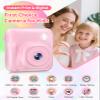 Kids Camera Instant Print, 48MP Dual-Lens Digital Camera for Girls Boys Christmas Birthday Gifts, 1080P Selfie Instant Cameras for Kids Video, Portable Toddler for 4-12 Years Old with 32GB Card-Pink view 2