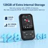 128GB MP3 Player - Clip MP3 Player with Bluetooth 5.3, Portable Music Player with FM Radio, Voice Recorder, Pedometer, Mini Design Ideal for Sport, Earphones Included view 4