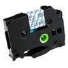 12mm Black On Lemon Yellow Replace Label Tape TZe 231 TZe-MQY31 TZe-MQ531 TZe-MQE31 TZe-MQF31 TZe-MQG31 Compatible with E105 Label Printer(Blue on Clear) view 1
