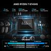 ALLIWAVA H90Pro Mini PC, AMD Ryzen 7 8745HS (8C/16T, Up to 4.9GHz) Mini Desktop Computer, Radeon 780M, 32GB DDR5 1TB PCIe SSD, Dual 2.5G LAN, WiFi6/HDMI/USB-C/DP/Gaming/Office Small PC view 2