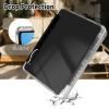 Case for iPad (A16) 11th Gen 11 inch 2025 with Pencil Holder, iPad 10th Gen 10.9 inch 2022,Ultra Thin Lightweight Y-Shaped Stand Cover Auto Wake/Sleep,Black White Cat Faces view 3
