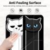 Case for iPad (A16) 11th Gen 11 inch 2025 with Pencil Holder, iPad 10th Gen 10.9 inch 2022,Ultra Thin Lightweight Y-Shaped Stand Cover Auto Wake/Sleep,Black White Cat Faces view 4