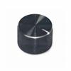 IBYZSO 5 Pcs 15x10mm 6mm Half-Shaft/D-Shaft Control Knob Black Aluminum Knob Cap for Automotive, Industrial Use view 1