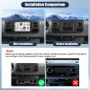 4G+64G Android Car Stereo for Benz Sprinter 2018-2022 10.1 Inch Touch Screen with CarPlay Android Auto Mirror Link UI Bluetooth FM GPS Navigation WiFi FM SWC Shot Cut Backup Camera MIC view 2