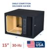 15" solobaric 30-hz Single Competition ported sub Box Speaker Box subwoofer Enclosure Stereo car Audio Home Audio view 2